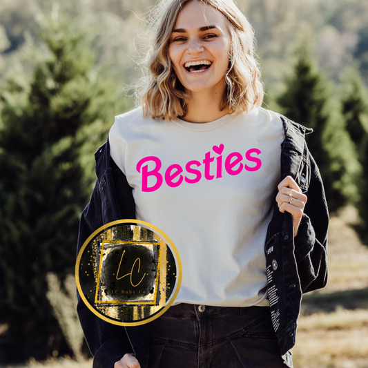 adult besties tee