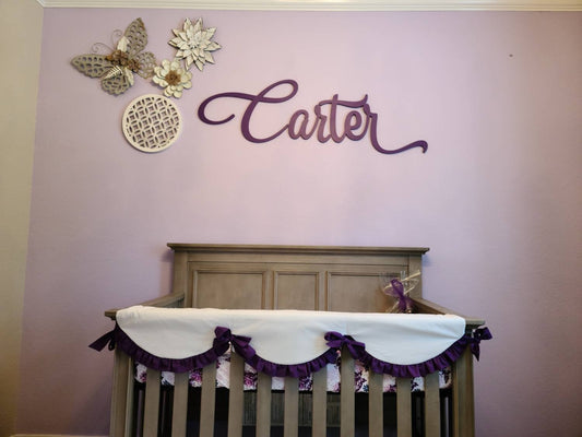 Custom crib bedding