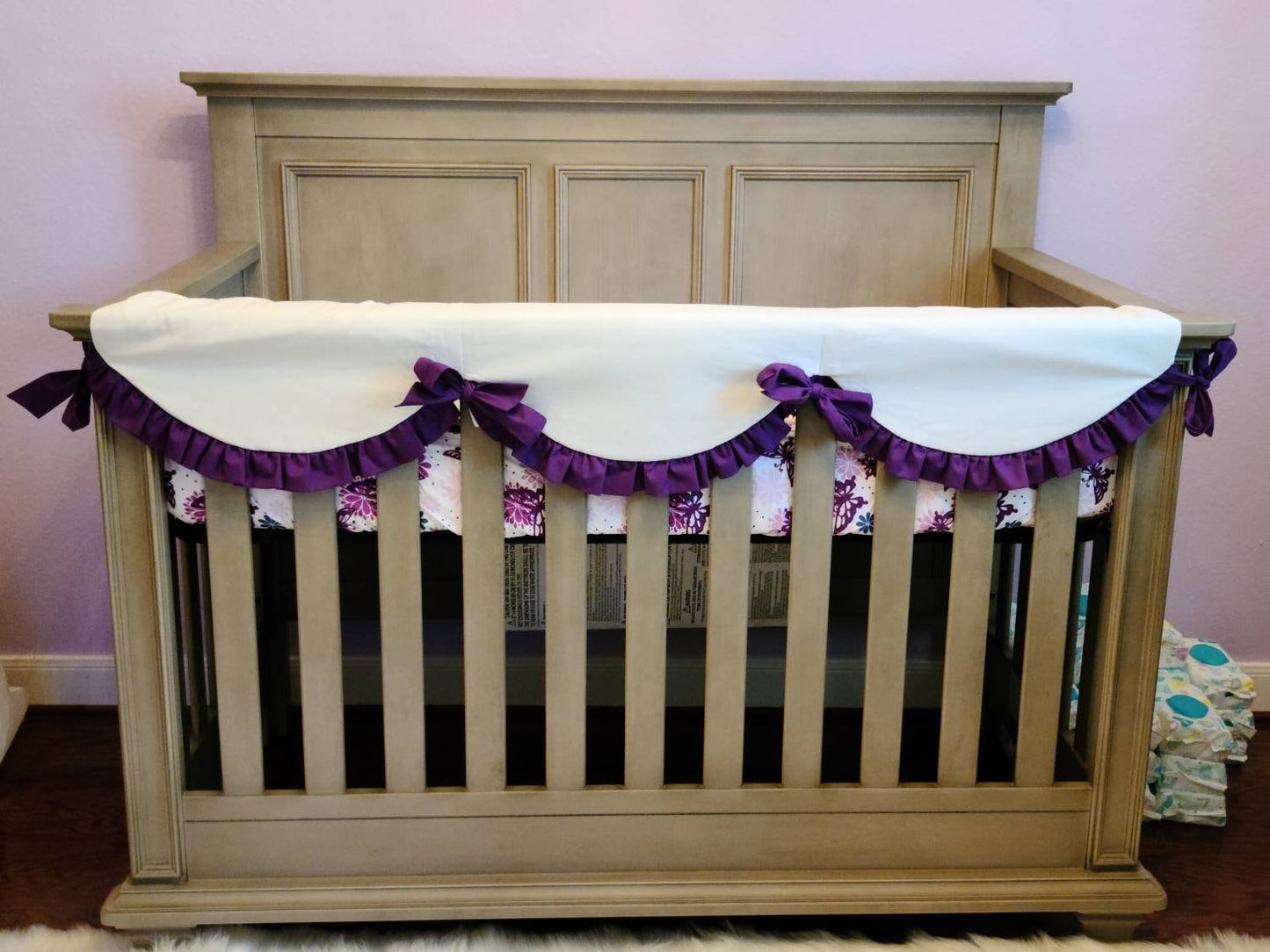 Custom crib bedding