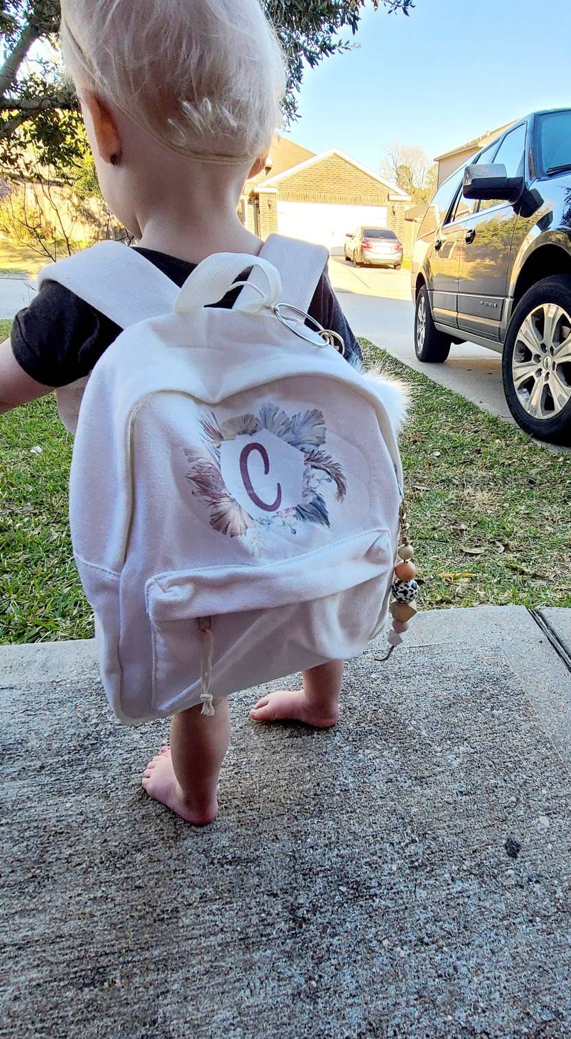 Boho mini backpack, boho toddler backpack, customized backpack, boho mini diaper bag