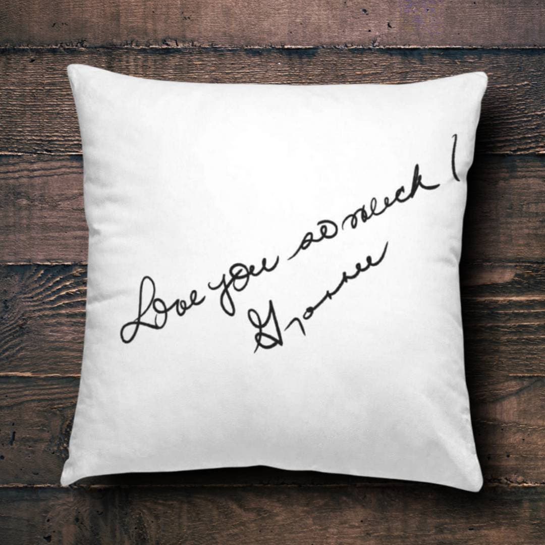 Remember me loved one keepsake, lost loved one, Grandma's writing pillow