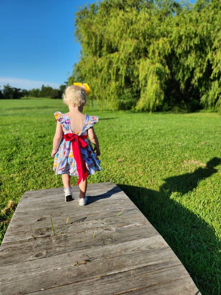 Back to school dress, school themed dress