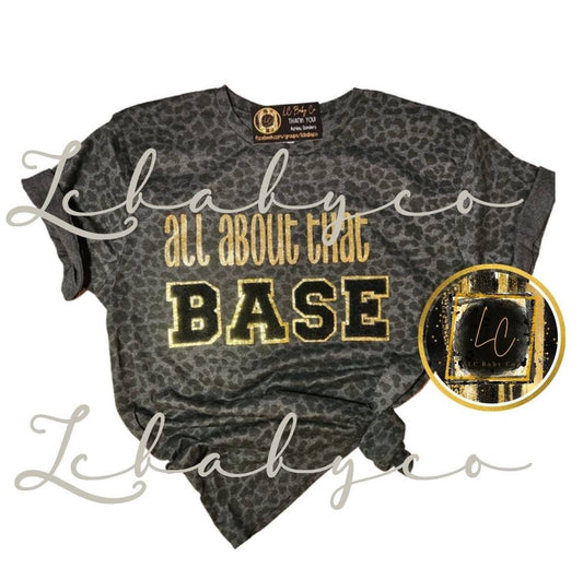 Baseball mama, all about that base, baseball mom shirt, baseball life, baseball season, chenille puff baseball shirt